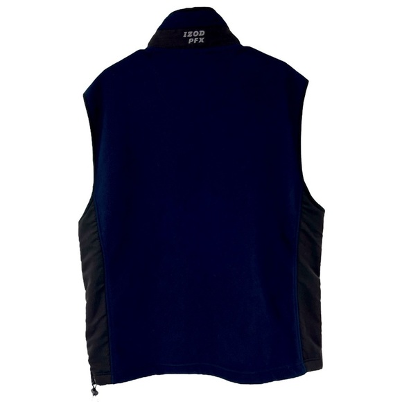 Izod performance X microtech fleece navy, Full, zip size large, - Picture 5 of 11